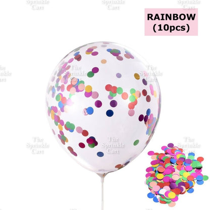 10pcs Metallic Confetti Balloon for DIY Party Decoration TSC