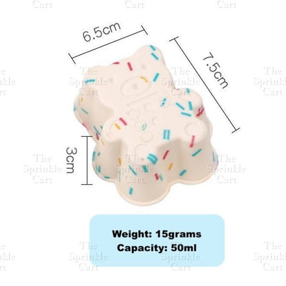 Cute Sprinkle Design Silicone Molder Non-stick Cake Muffin Baking Mold TSC