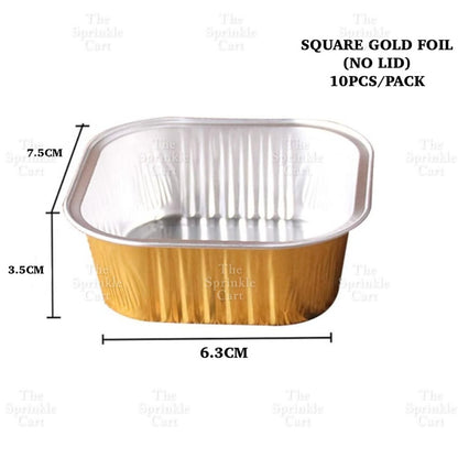 Dessert Round Heart Rectangle Cups with Lid Aluminum Foil Bakewares Decoration TSC