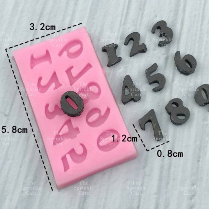 Silicone Lowercase Uppercase Numbers Letter Molder Chocolate Kitchen Cake Decorating Tool tsc