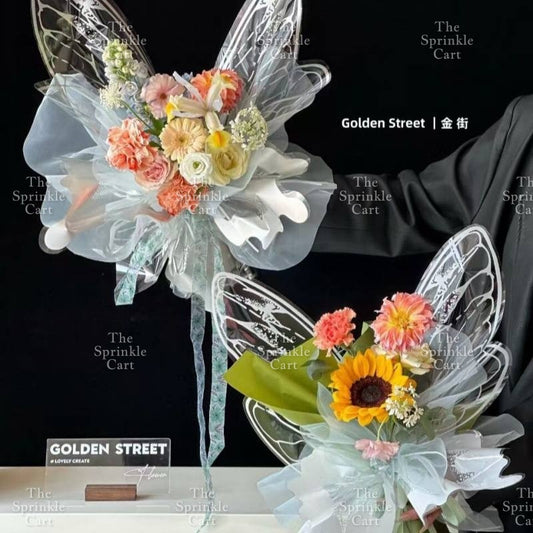 Crystal Fairy Butterfly Bouquet Wrapper TSC