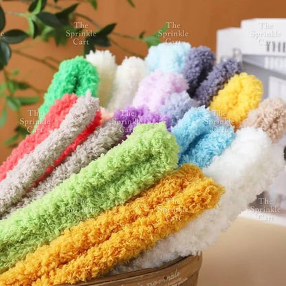 15mm Coral Velvet Twist Stick Plush Strip for DIY TSC
