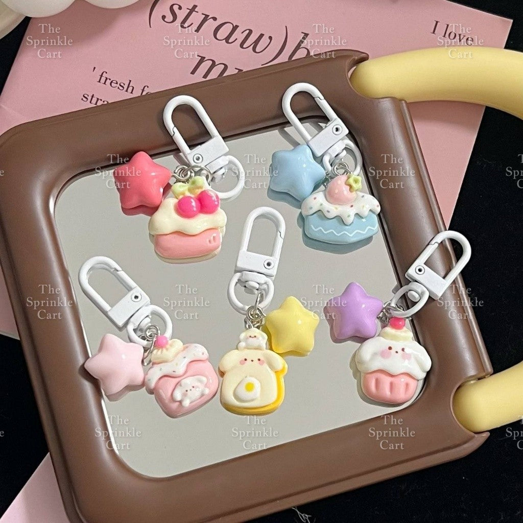 Cartoon Character Keychain Cute Bag Accessories TSC