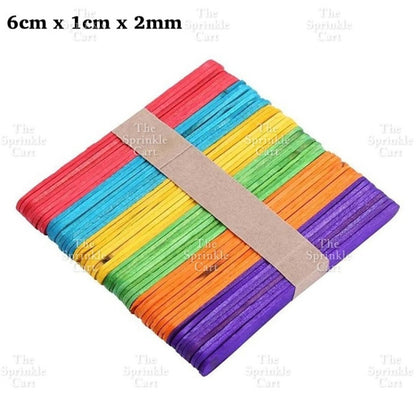 Acrylic and Wooden Ice Cream Popsicle Stick Transparent Colorful Popsicle TSC