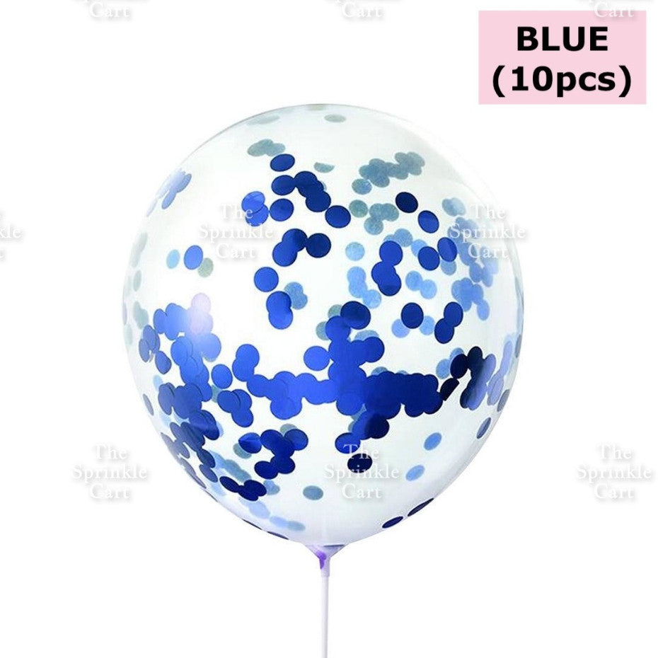 10pcs Metallic Confetti Balloon for DIY Party Decoration TSC