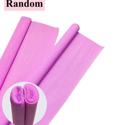 Premium Crepe Paper Rolls Decor DIY Flower Gift Wrapping Wedding Decoration Flower Arts Craft TSC