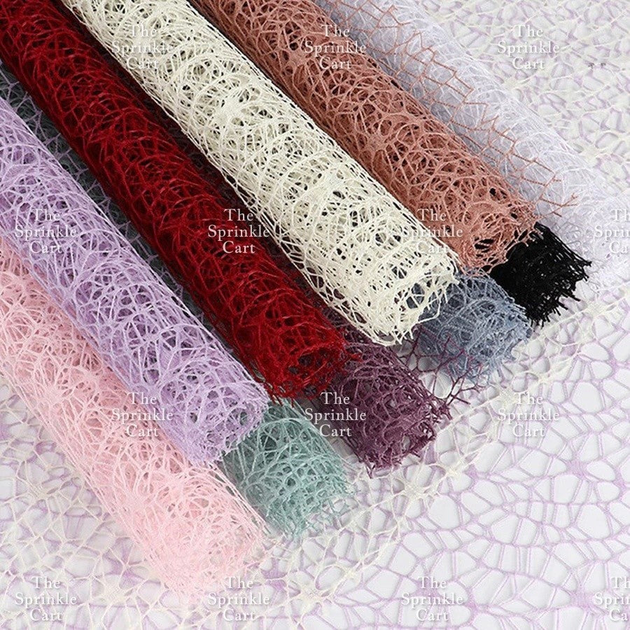 Korean Jacquard Hollow Bouquet Wrapper DIY Decoration TSC