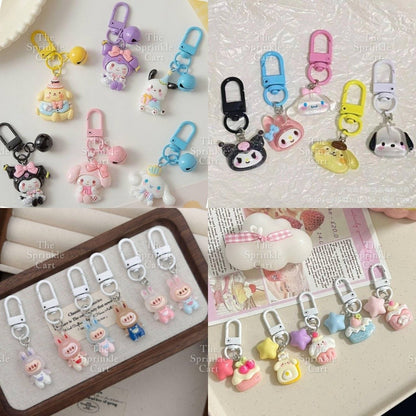 Cartoon Character Keychain Cute Bag Accessories TSC
