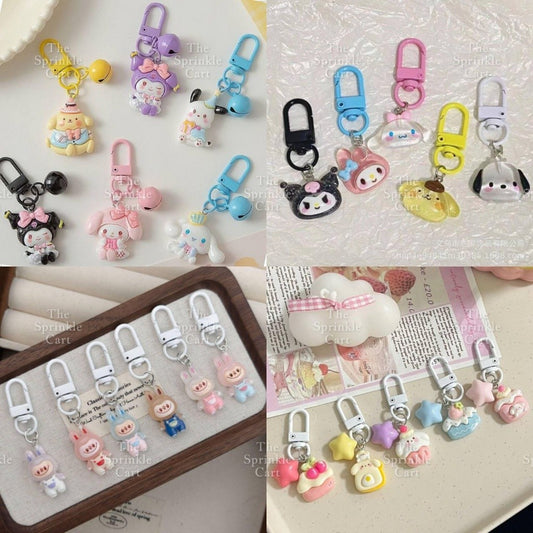 Cartoon Character Keychain Cute Bag Accessories TSC