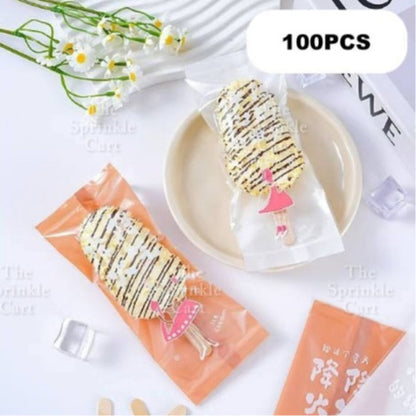 Transparent Popsicle OPP Cakesicle Boxes Gift Plastic Box Ice Cream Graham Bar packaging TSC