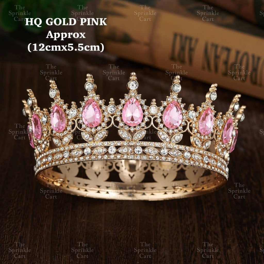 High Quality Rhinestone Crown for DIY Decor and Accessory TSC