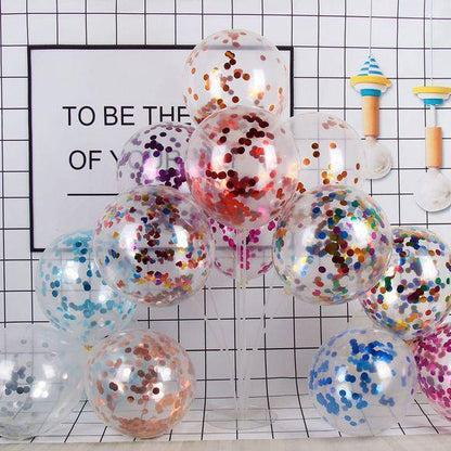 10pcs Metallic Confetti Balloon for DIY Party Decoration TSC