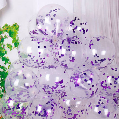 10pcs Metallic Confetti Balloon for DIY Party Decoration TSC