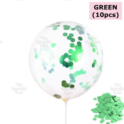 10pcs Metallic Confetti Balloon for DIY Party Decoration TSC