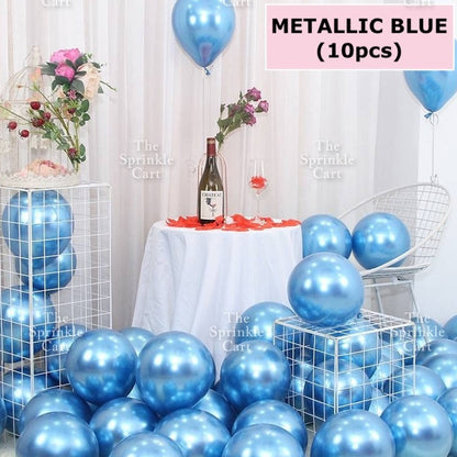 10pcs Metallic Confetti Balloon for DIY Party Decoration TSC