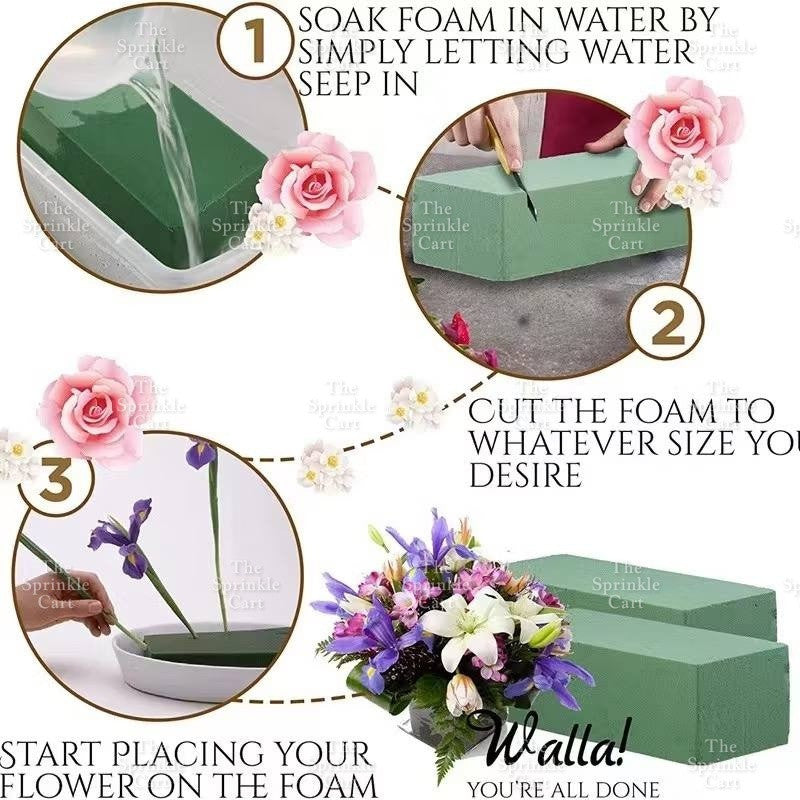 Flower Plant Foam Bed Cuttable Block TSC