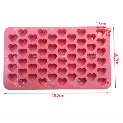 Diamond Heart Molder Geometric Heart Half Sphere Molder Semi Round Semi Circle Chocolate Molder