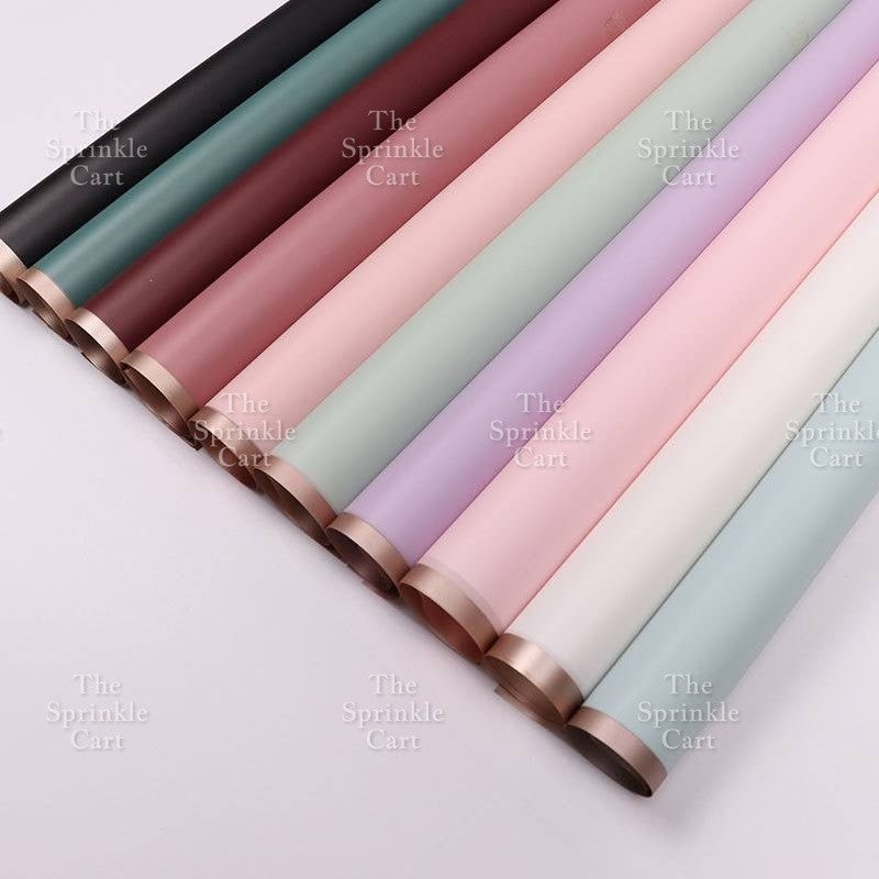 20pcs Edge Film Bouquet Wrapper TSC