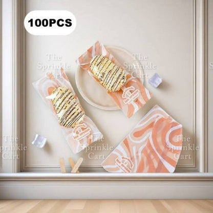 Transparent Popsicle OPP Cakesicle Boxes Gift Plastic Box Ice Cream Graham Bar packaging TSC