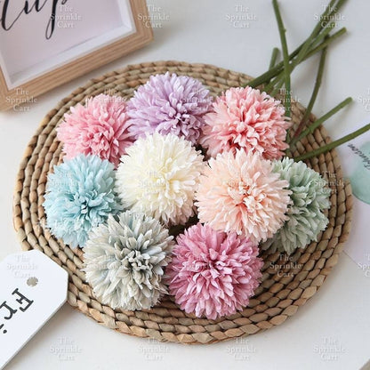 Artificial Flowers Rose Peony Tulip Lavender Vanilla Daisy Sunflower Tropical Leaf Cake Decoration