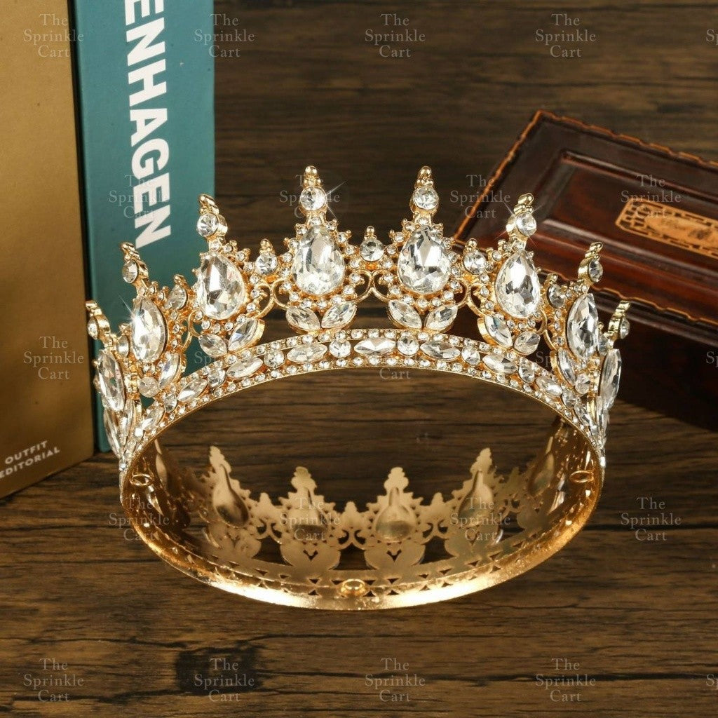 High Quality Rhinestone Crown for DIY Decor and Accessory TSC