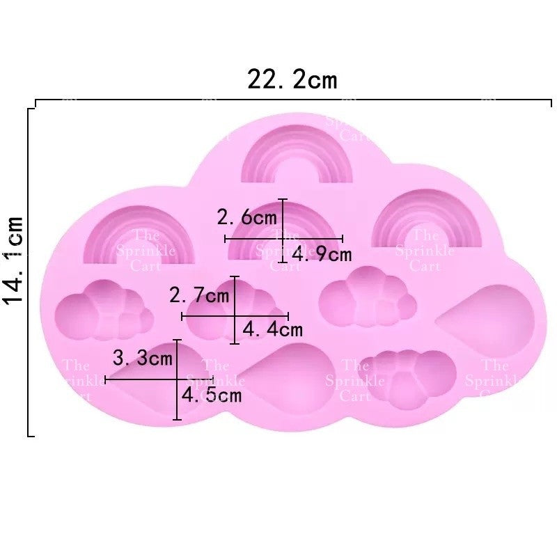[PART 2] Silicone Chocolate Molder Jelly Cake Decoration Resin Casting Crafting Molder