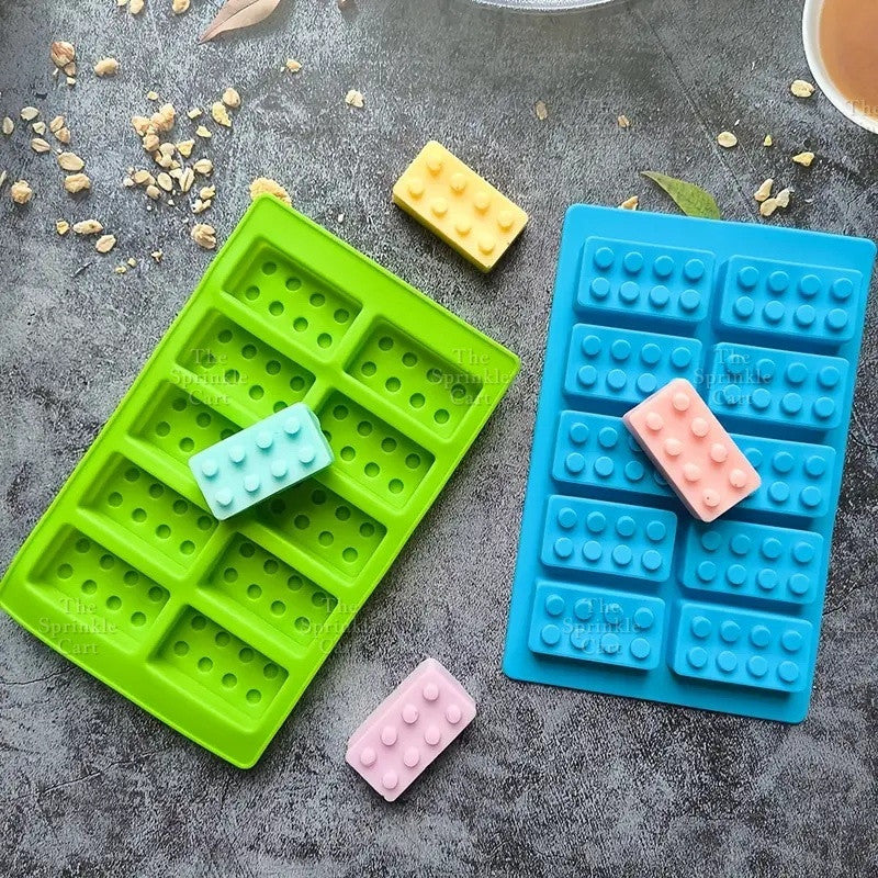 Lei-go Man Bricks Silicone Molder Fondant Baking Cake Chocolate DIY Decoration Robot Resin Mould