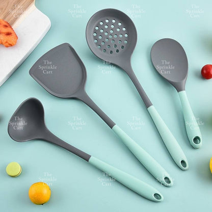 Long Handle Non-Stick Silicone Kitchen Tool TSC