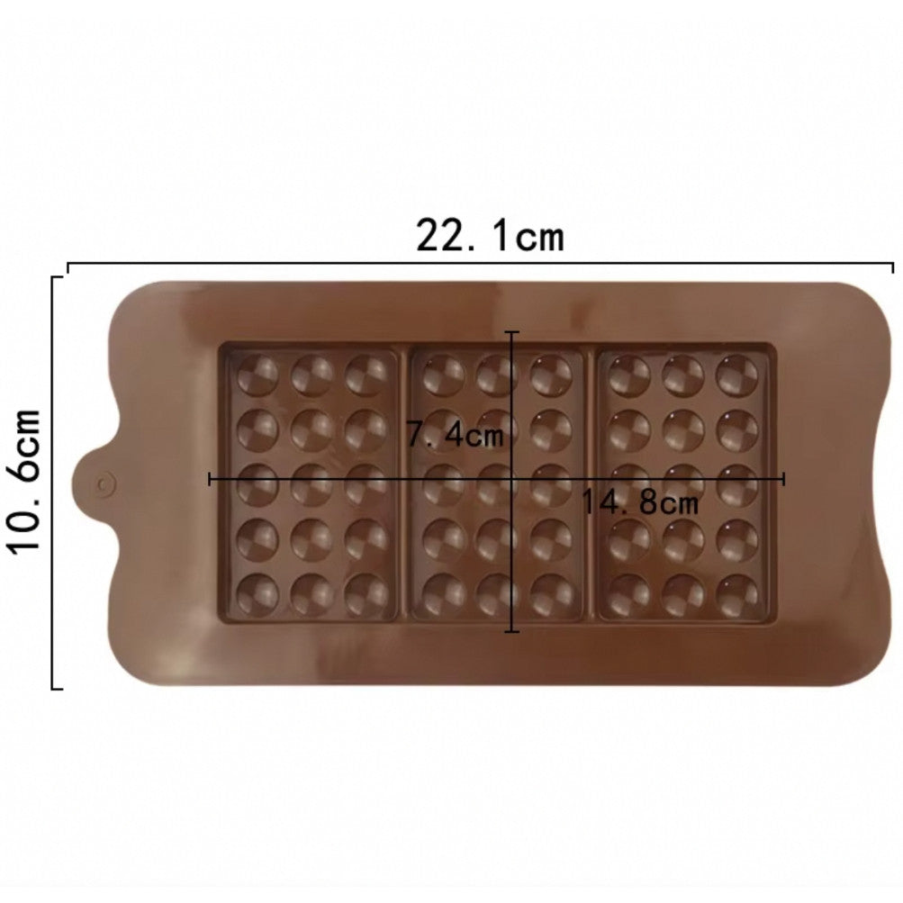 Silicone Chocolate Molder Bar Baking Jelly Resin Crafting Molder Decoration Chocolate Series