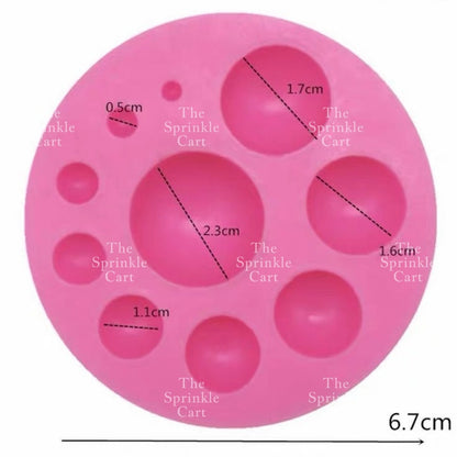 Silicone Fondant Mould and DIY Craft Round Pearl Knot Design TSC