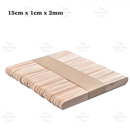 Acrylic and Wooden Ice Cream Popsicle Stick Transparent Colorful Popsicle TSC