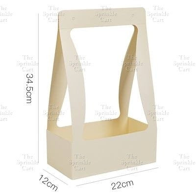 1pc Flower Basket Paper Holder for Floral Arrangement DIY Gift Bouquet TSC