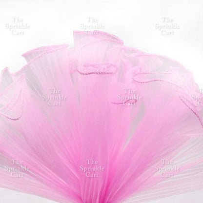Fishtail Ribbon Wave Net Yarn Mermaid Tail for DIY Flower Bouquet TSC