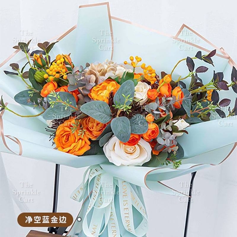 20pcs Edge Film Bouquet Wrapper TSC