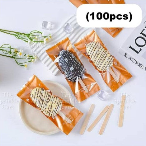 Silicone Ice Cream Molder OPP for Popsicle/Cakesicle Chocolate Molder Juice Pops Summer Dessert Cake