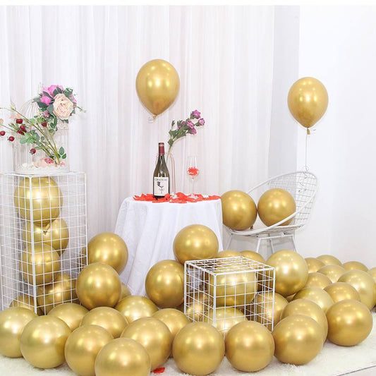 10pcs Metallic Confetti Balloon for DIY Party Decoration TSC