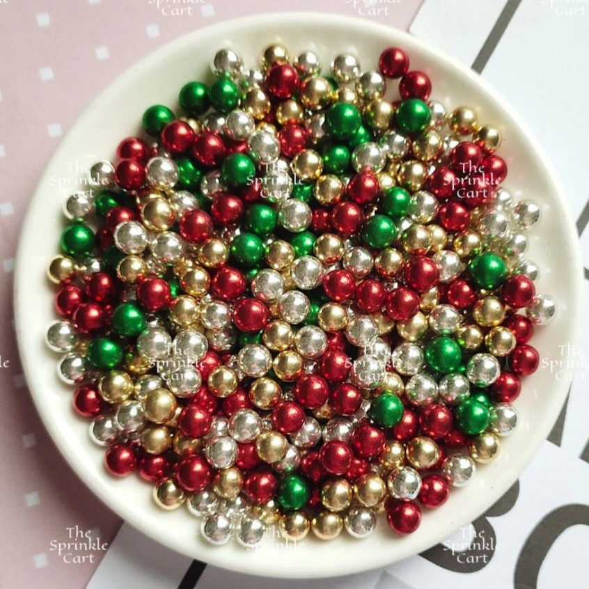 Christmas Valentines Themed Edible Sprinkles Dragees Bento Candy Sampler Candies Cake Decoration