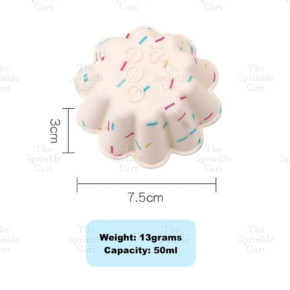 Cute Sprinkle Design Silicone Molder Non-stick Cake Muffin Baking Mold TSC