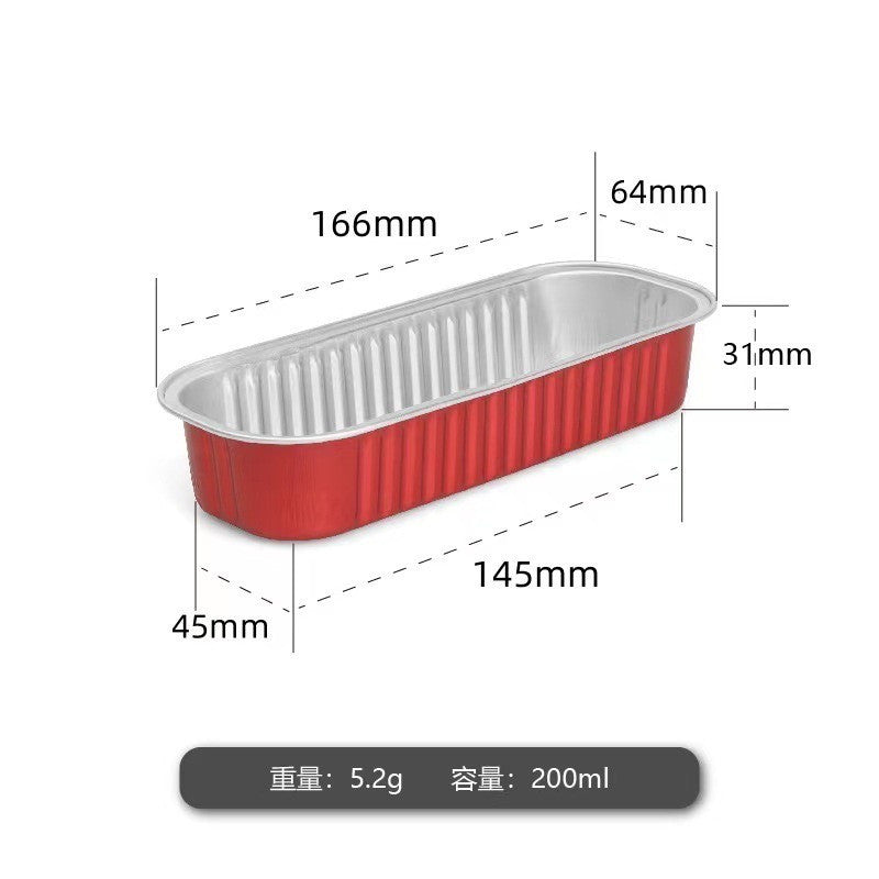 Dessert Round Heart Rectangle Cups with Lid Aluminum Foil Bakewares Decoration TSC