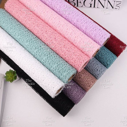 Korean Jacquard Hollow Bouquet Wrapper DIY Decoration TSC