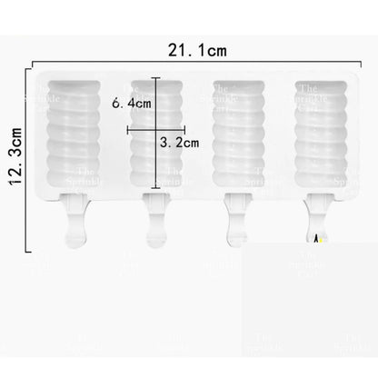 Silicone Molder Heart Popsicle Stick OPP Hammer for Smash Cake Decoration TSC