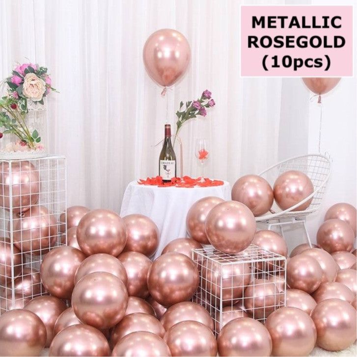 10pcs Metallic Confetti Balloon for DIY Party Decoration TSC