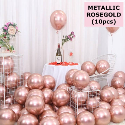 10pcs Metallic Confetti Balloon for DIY Party Decoration TSC