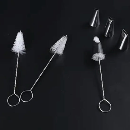 Nozzle Brush Cleaner pastry tips piping russian petal assorted leaf grass tips