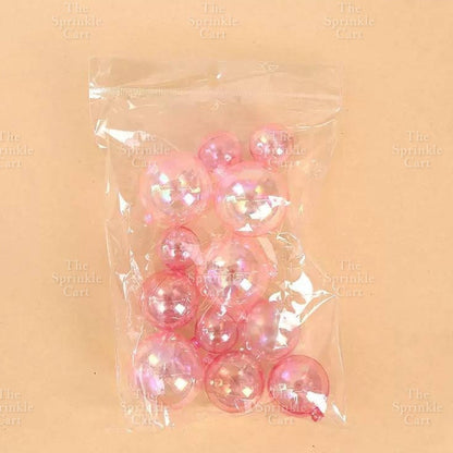 Balls Cake Topper Gold Silver White Pink Blue Yellow Decoration Birthday Swirl Ball Spiral Ball