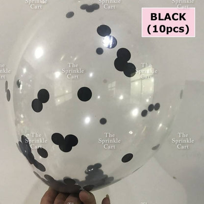10pcs Metallic Confetti Balloon for DIY Party Decoration TSC