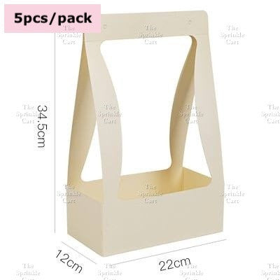 Flower Paper Basket Holder for Floral Arrangement  DIY Gift Bouquet TSC