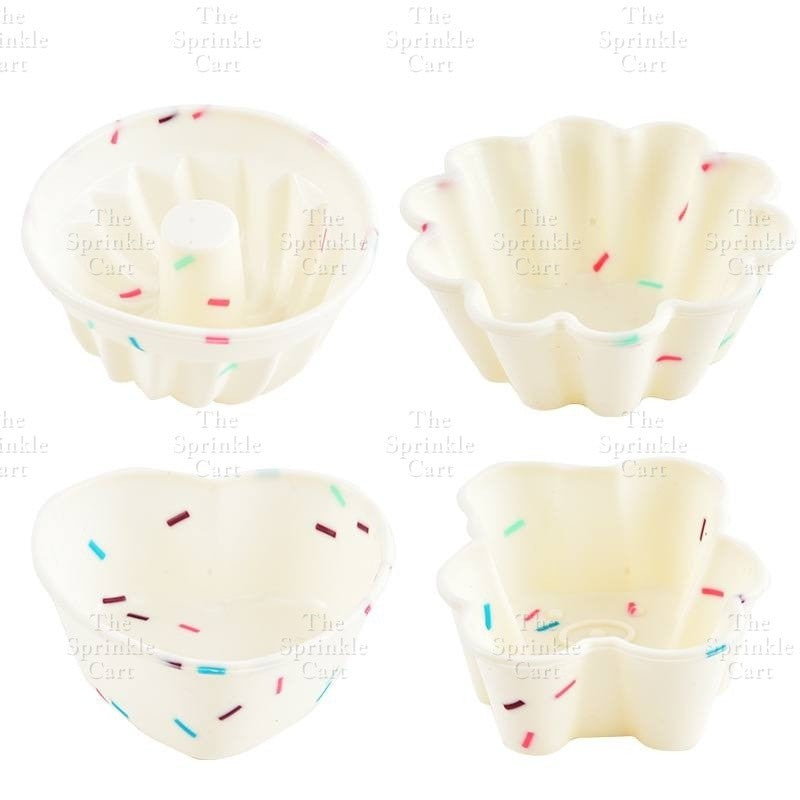 Cute Sprinkle Design Silicone Molder Non-stick Cake Muffin Baking Mold TSC