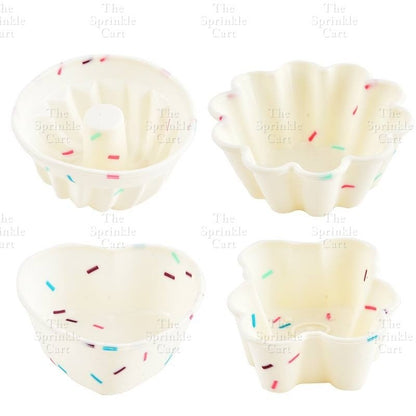 Cute Sprinkle Design Silicone Molder Non-stick Cake Muffin Baking Mold TSC