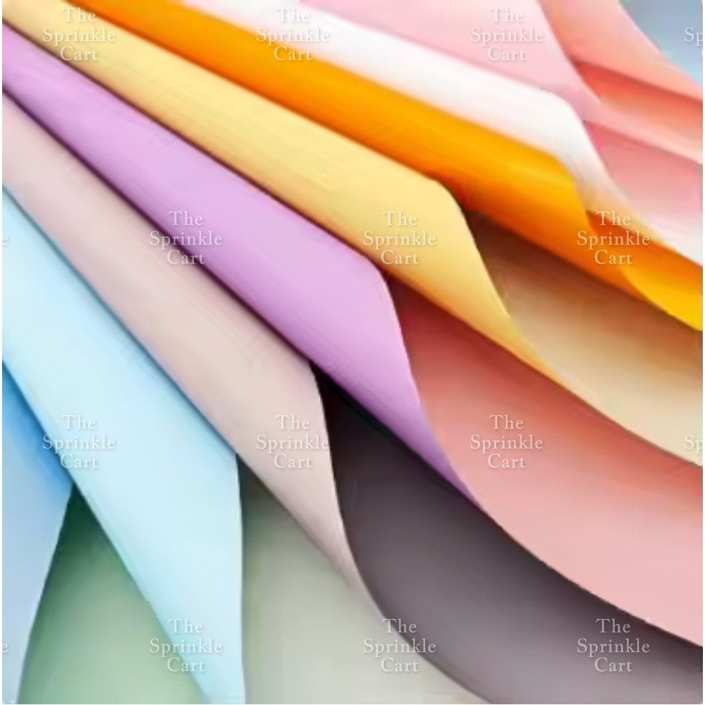 Translucent Matte Flower Bouquet Wrapper TSC